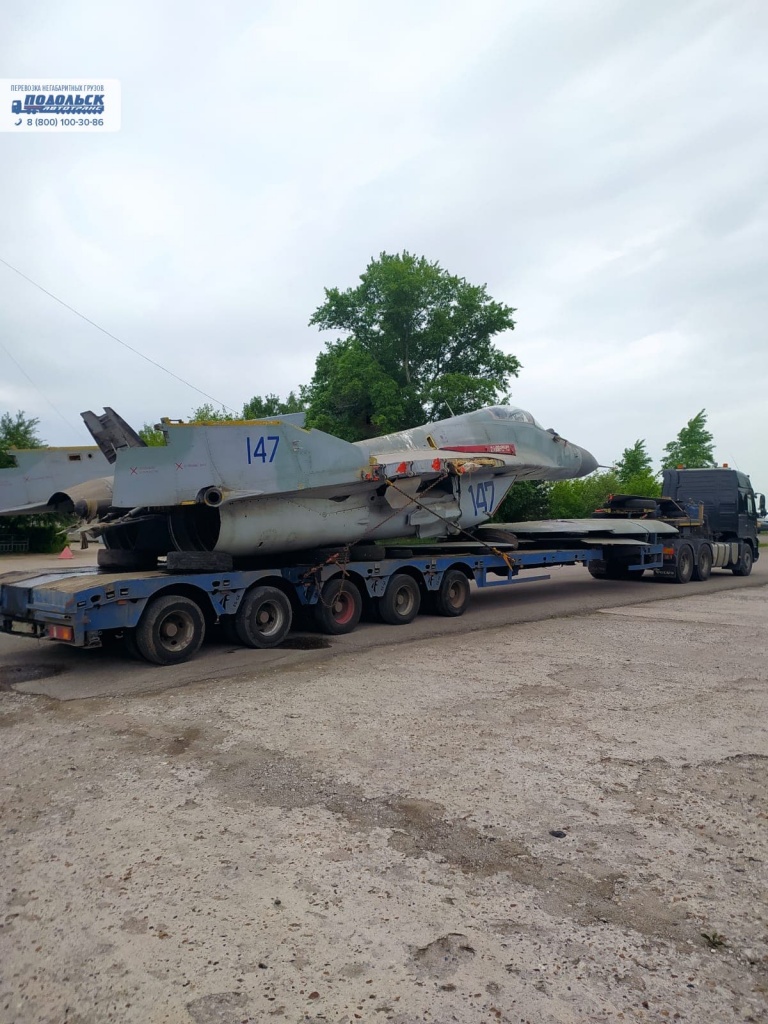 Перевозка самолета Миг-29